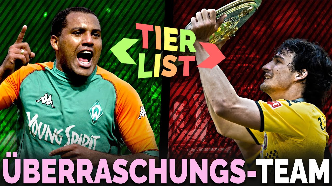 Werder-Double bis Bruchweg Boys! Wir ranken Bundesliga-Überraschungsteams! Calcio Berlin TIERLIST