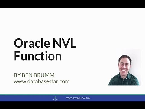 วีดีโอ: ฟังก์ชัน NVL ใน SQL คืออะไร?