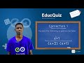 Mathematics - Solution to Exercise 1: Partial Fractions