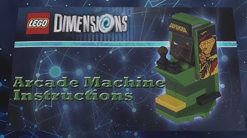 Lego Dimensions Midway Arcade: Arcade Machine Build Instructions!