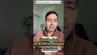 Oracle to layoff 30000 employees