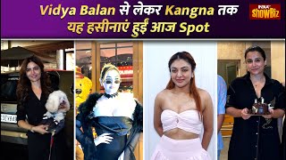Kangna Sharma, Khushi Mukherjee And Vidya Balan Spotted Today Celebrity Spotted Today Indiatv