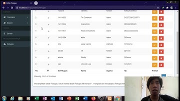 DEMO APLIKASI PERPUSTAKAAN BERBASIS WEB // MENU ADMIN & PETUGAS