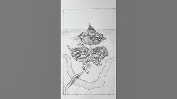 This Is How A City Looks In Perspective! #drawing #foryou #shorts