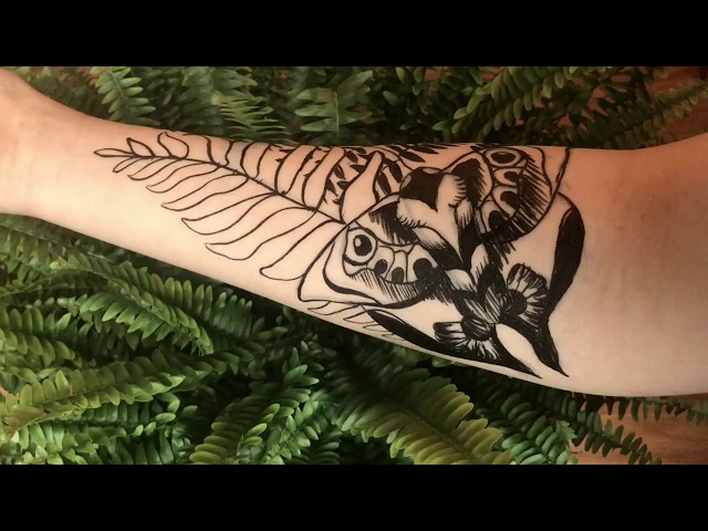 Timelapse drawing of Ellie's tattoo (from The Last Of Us) 