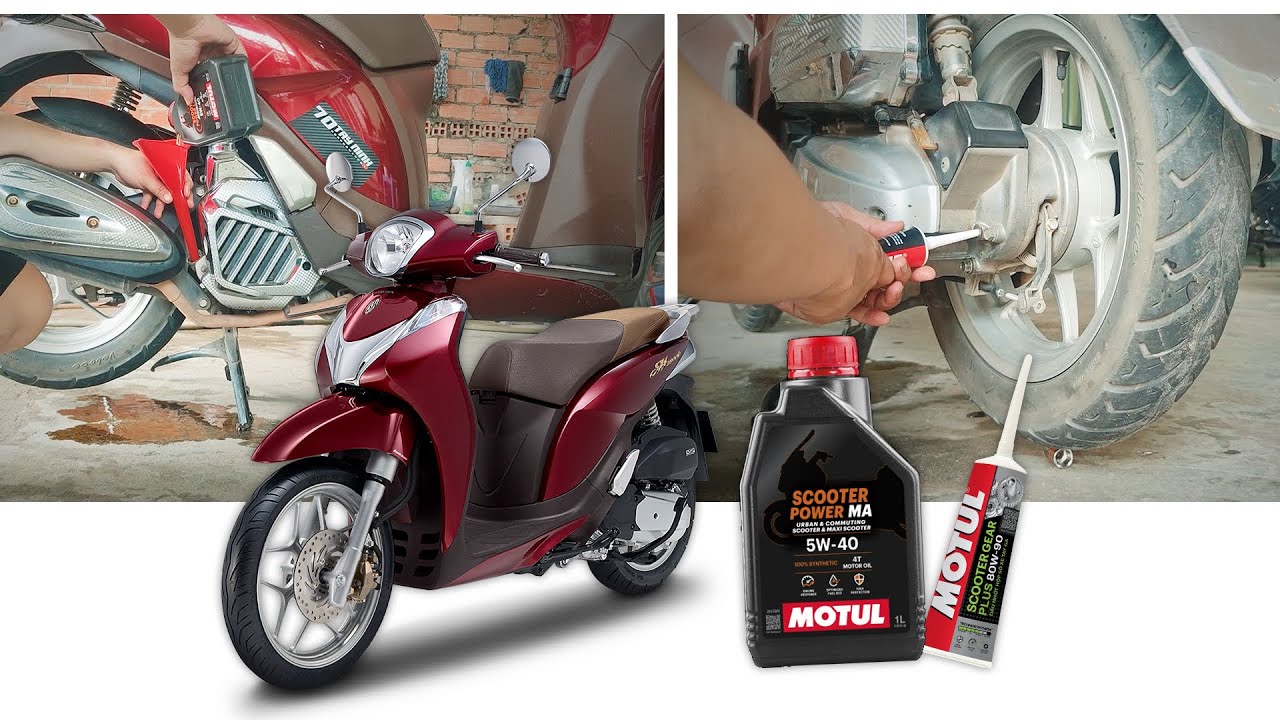 Honda SH125 Mode Oil Change