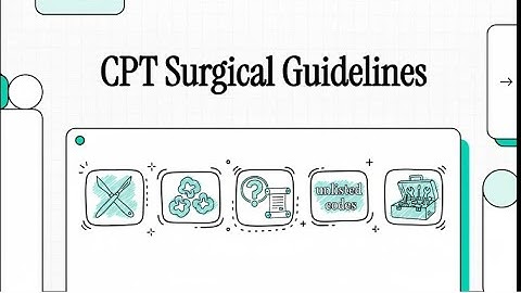 CPT General Coding Guidelines