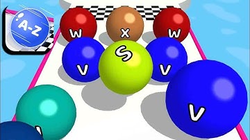 A -Z BALL RUN : ALL LEVELS 78-83 GAMEPLAY (Android, iOS)