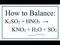 Balancing Chemical Equations Concepts