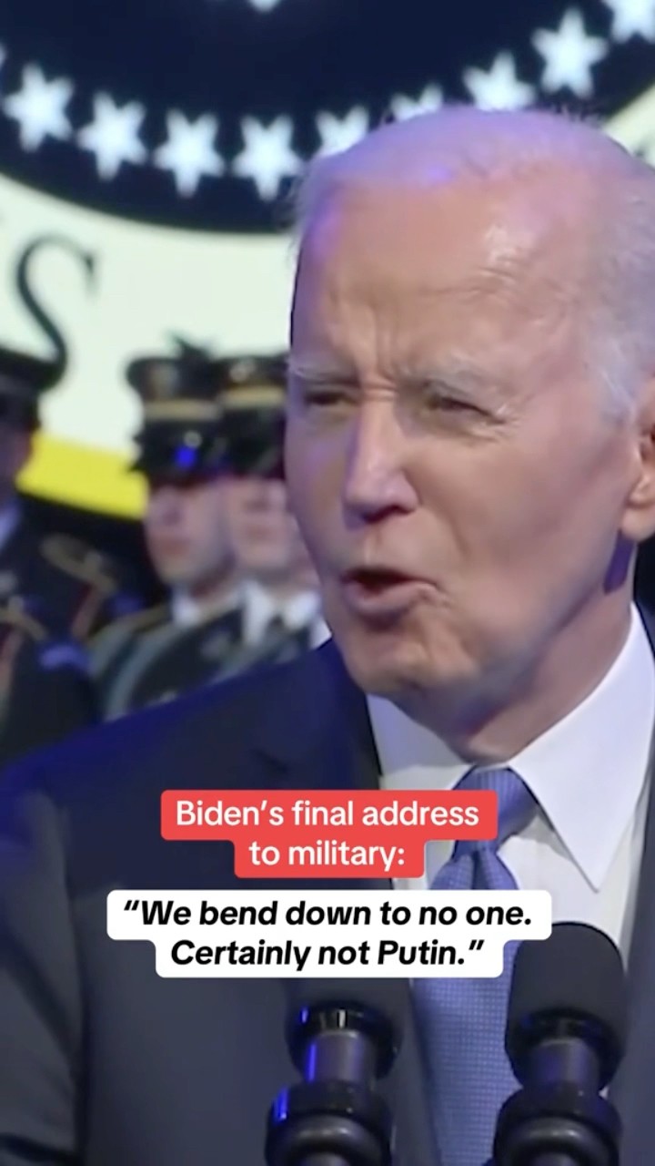 Biden gives his final address as commander-in-chief #shorts