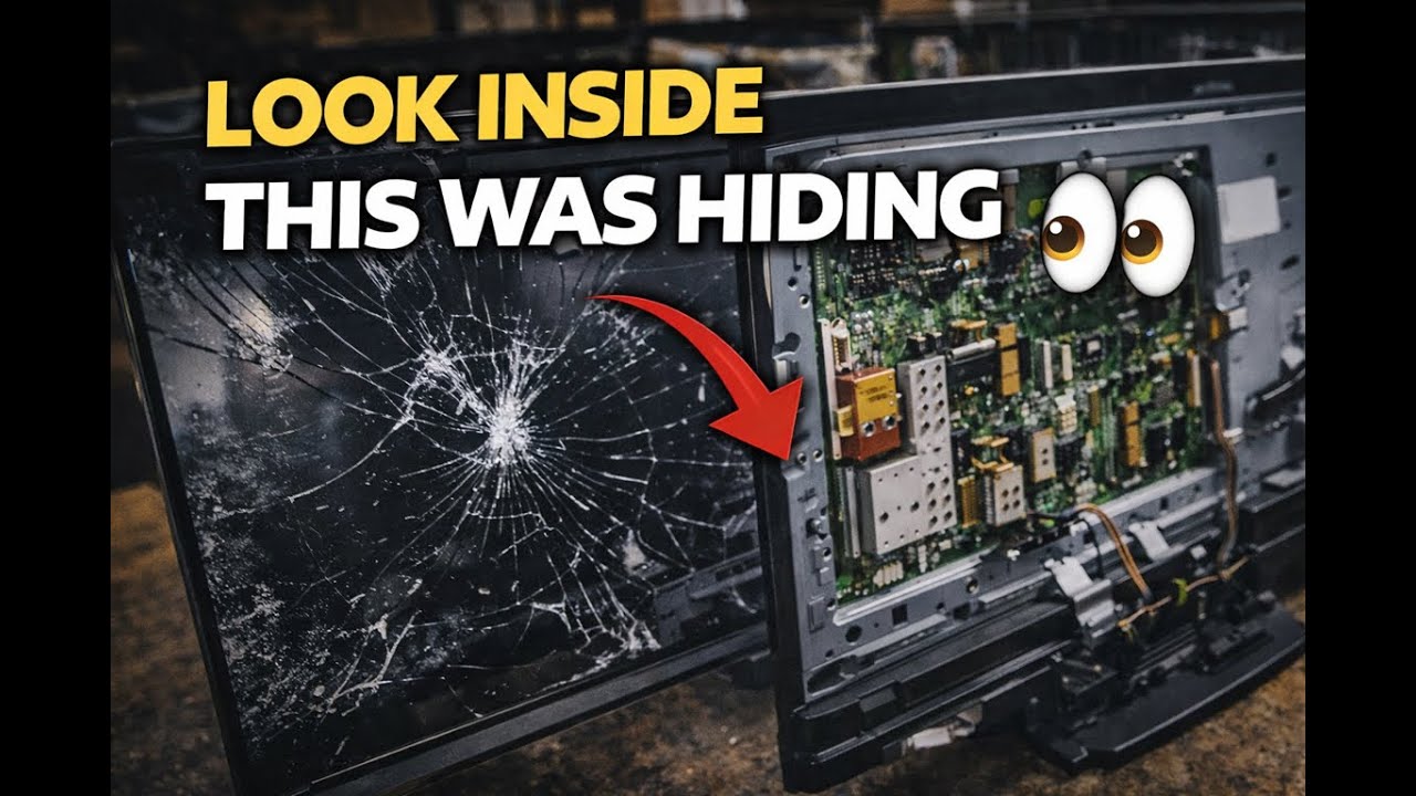 rewrite this title Screen Smashed? Think Again! The 0 Treasure Hidden Inside This Junk TV! rewrite this title Screen Smashed? Think Again! The 0 Treasure Hidden Inside This Junk TV!