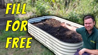 Fill a LARGE Raised Bed for FREE