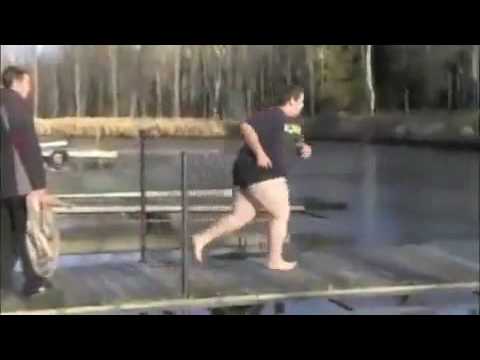 Fat Guy Lake Cannonball Fail