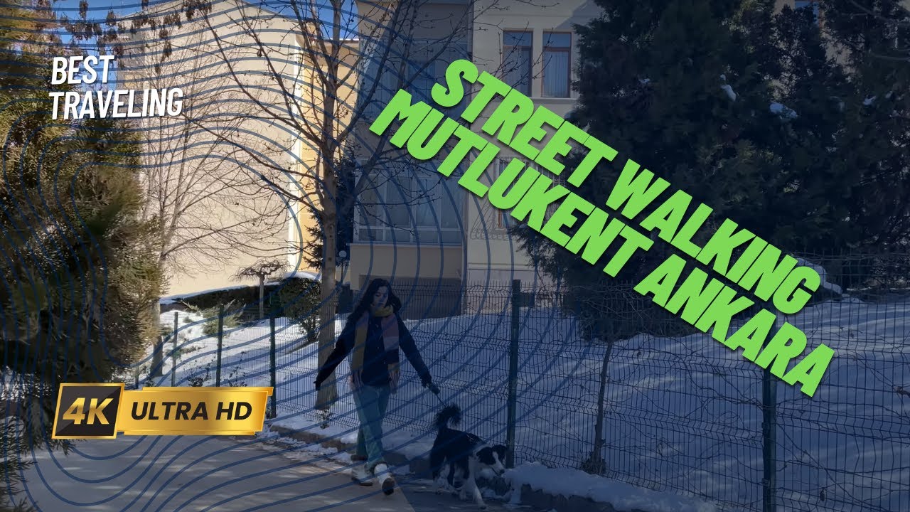 Ankara's Mutlukent Shines Under the Sun After Snowfall 4K HDR 60FPS