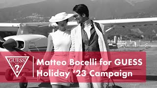 Matteo Bocelli for GUESS Holiday '23 Campaign | Forte dei Marmi, Italy