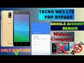 HOW TO BYPASS FRP ON TECNO WX3 LTE WITHOUT COMPUTER.. NO WIFI