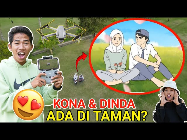 DRONE MENANGKAP NAMPAK KOoooNA DAN DINDA PAC4RAN DITAMAN?! | Mikael TubeHD class=