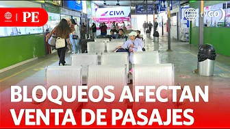 Blockades by informal miners suspend ticket sales in Peru | First Edition | Peru News