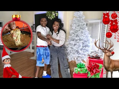 DECORATING THE HOUSE FOR CHRISTMAS | HILARIOUS Cooking w K | rotel/hamburger Dip
