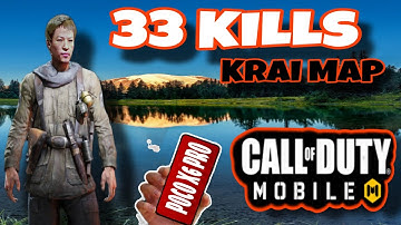 33 KILLS IN KRAI MAP LUCKY TIME|POCO X6 PRO #codm #codmobile #pocox6pro