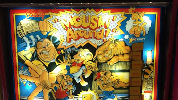 Mousin Around Pinball Machine Backglass - Translite - Playfield Quick Look - Bally Pinball