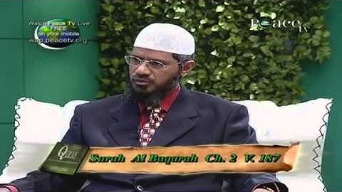 10 Acts that Invalidate the Fast   Dr Zakir Naik   HD     YouTube