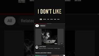 Chief keef I don’t like remix | only Chief keef part
