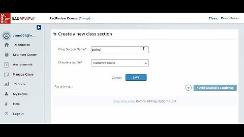 RadReview Getting Started Instructor Tutorial