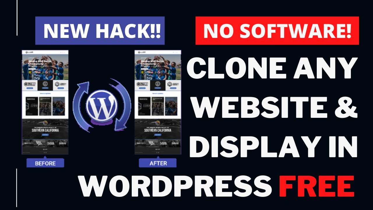 How To Clone A Website FREE - Clone A Website Into WordPress Without ...