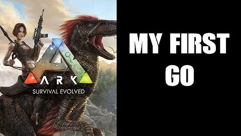 My First Go At Ark: Survival Evolved (Nvidia GeForce Now PC Gameplay On Old Laptop)
