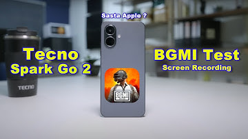 Tecno Spark Go 2 BGMI Test (Screen Recording) | Tecno Spark Go 2 Gaming Test 2025