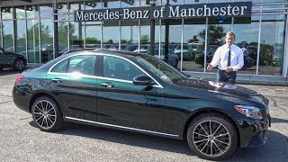 2019 Mercedes-Benz C 300 Emerald Green Metallic Sedan tour with Austin