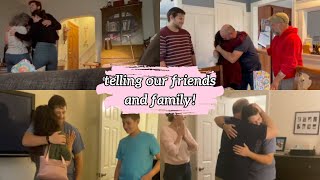 Telling Our Friends and Family That I’m Pregnant!