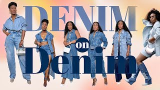 DENIM on DENIM OUTFIT IDEAS | How to Style Denim | KASS STYLZ