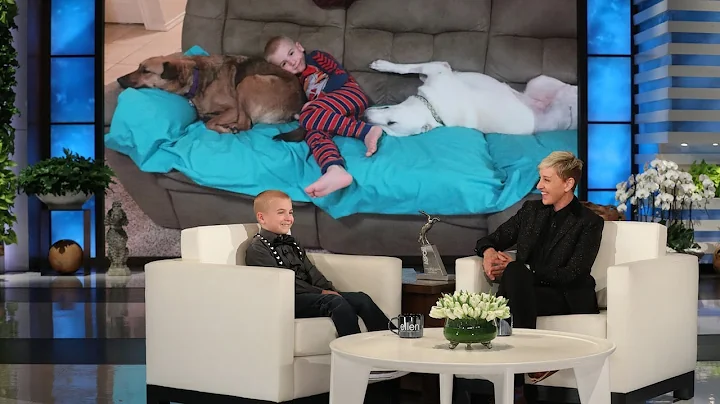 Ellen Welcomes Delightful Kid Dog Rescuer Roman McConn