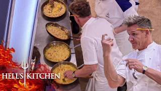 Charity Nights Nearly Ruined By Inconsistent Risottos & Pre-Cooked Salmon Hells Kitchen