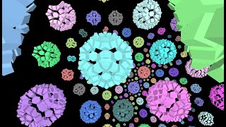 [6,3,3] 20 Colored Magic Hyperbolic Tile Puzzle Solved by Charles Doan screenshot 3