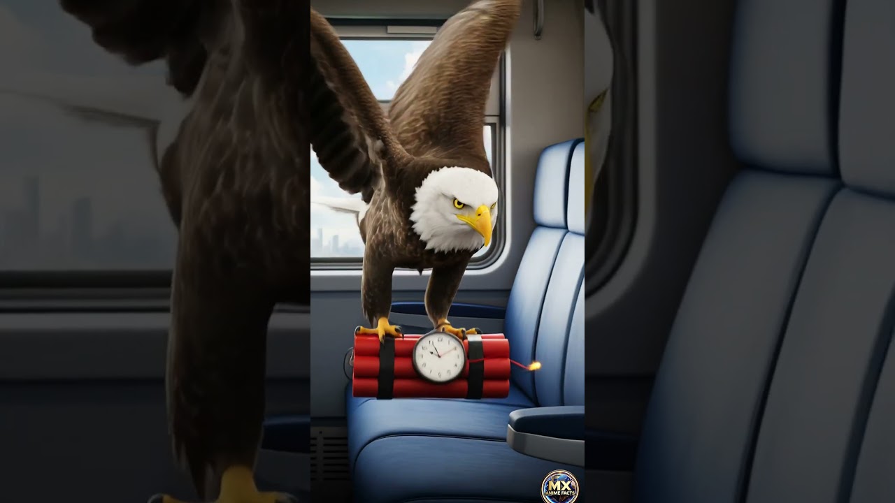 ট্রেনের উপর ঈগলের অবিশ্বাস্য মিশন! বাঁচল শত প্রাণ aishorts#Eagle #banglastory