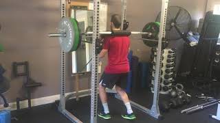 Safety Bar Split Stance Pin Squat