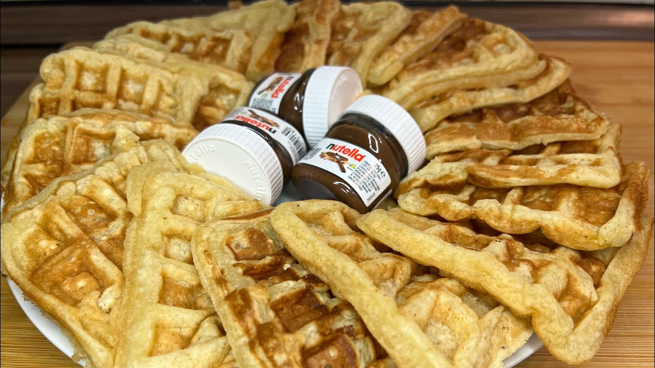 Gauffres a la mangue super moelleuse