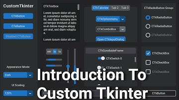 Modern Tkinter GUI | Custom Tkinter Tutorials | Python Modern GUI