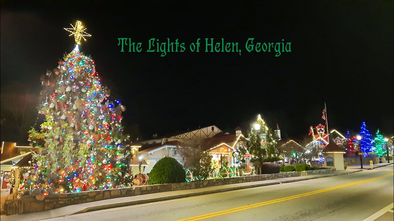 Helen, GAChristmas Light Tour (Drive Through And Walk Through) YouTube