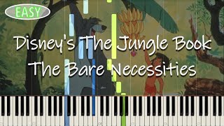 Disney's The Jungle Book - The Bare Necessities | EASY Piano Tutorial