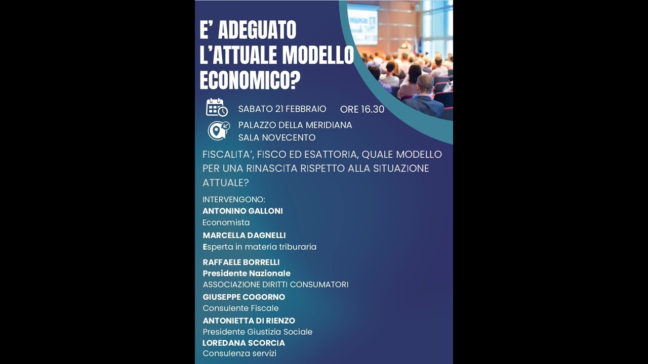 E' ADEGUATO L'ATTUALE MODELLO ECONOMICO?