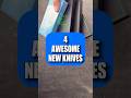 4 Awesome New Affordable Pocket Knives! #knifereview #edcgear
