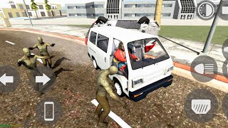 Zombie Attack on Mini Van Escape Mission Open World Survival Gameplay Extreme Crash Action screenshot 1