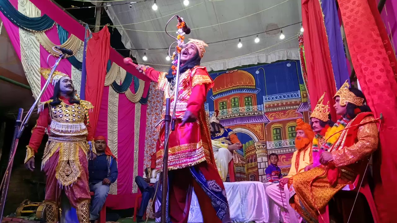 Ram Leela govinpur ganeshpur atika रावण एवं बाडासुर संवाद