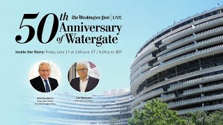 Reporters Bob Woodward & Carl Bernstein discuss the 50th anniversary of Watergate (Full Stream 6/17)