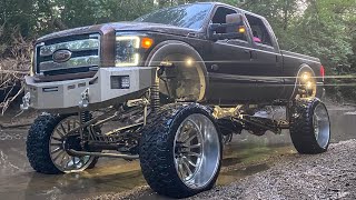 Mudding LIFTED F350 Until It’s TRASHED