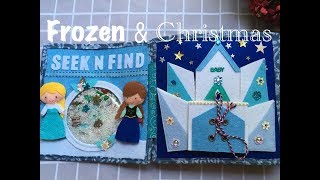 Frozen quiet book❄️Best Christmas handmade present for my daughter